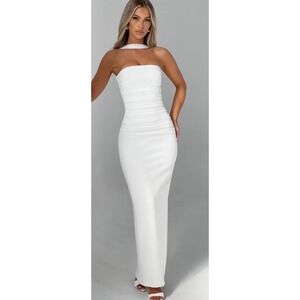 Babyboo Yulia Maxi Dress Ivory XS New With Tags
